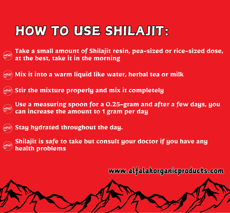 100% Himalayan Sundried Shilajit 15g